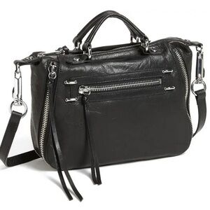 Joelle Hawkens Leather Moto Crossbody